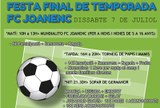 Festa final de temporada FC Joanenc