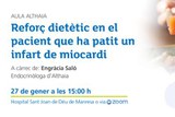 Aula Althaia de Cardiologia - "Reforç dietètic en el pacient que ha patit un infart de miocardi"