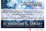 És hereditari el càncer? - Xerrada-col·loqui