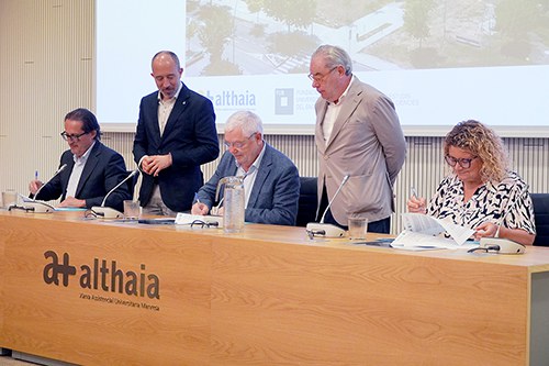 Althaia, la Facultat de Medicina de la UVic-UCC i FUBages acorden fer realitat l’Edifici del Coneixement Althaia, la Facultat de Medicina de la UVic-UCC i FUBages acorden fer realitat l’Edifici del Coneixement