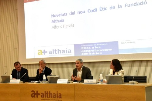 Althaia presenta el nou Comitè d’Ètica Organitzacional en el X Seminari de Bioètica