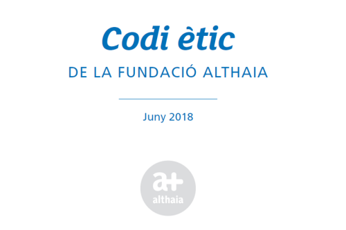 Althaia renova el Codi ètic amb la participació de professionals i usuaris