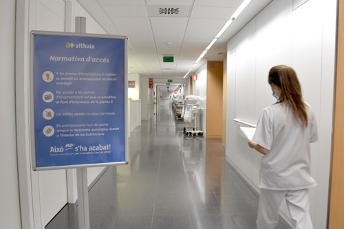 Althaia torna a restringir l’horari d’acompanyament de pacients hospitalitzats per l’increment de casos covid