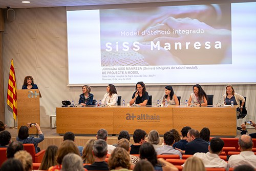 Es presenta el model i la tecnologia del SISS Manresa d’atenció integrada en salut i social Es presenta el model i la tecnologia del SISS Manresa d’atenció integrada en salut i social