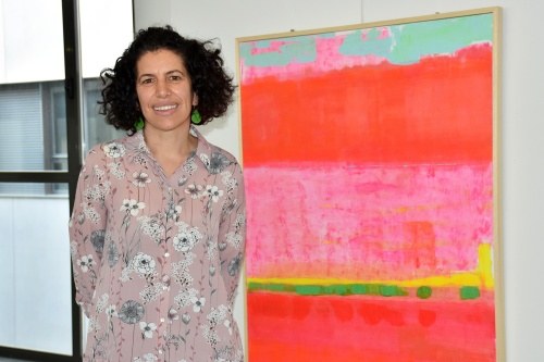 L’Hospital Sant Joan de Déu acull una exposició de pintures de la llevadora Elisenda Campreciós