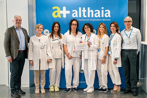 La consulta d’ostomies d’Althaia obté la certificació HU-CI AENOR de bones pràctiques en humanització La consulta d’ostomies d’Althaia obté la certificació HU-CI AENOR de bones pràctiques en humanització