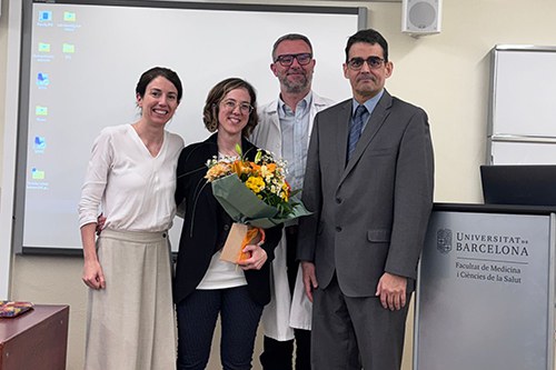 L’oncòloga Clara Martínez Vila, Excel·lent Cum Laude per la seva tesi doctoral