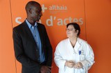 Professionals de l’hospital senegalès de Thiès fan una estada de formació a la Fundació Althaia