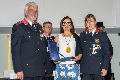 Salut Mental d’Althaia, guardonada pels Mossos d’Esquadra de la Catalunya Central en el dia de les Esquadres